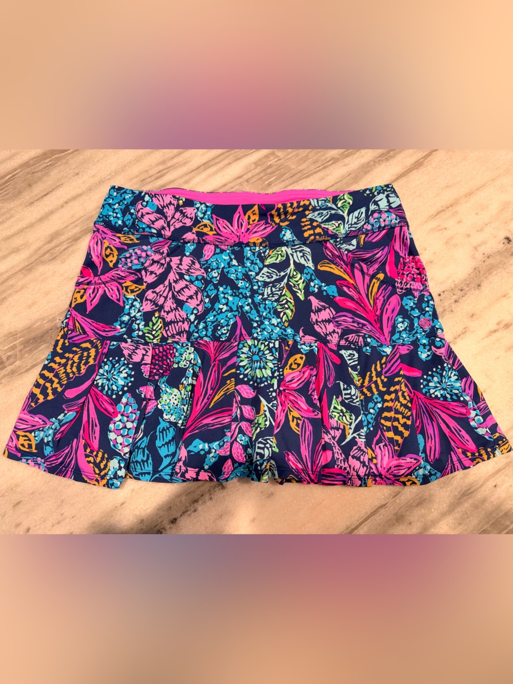 Lilly Pulitzer Hot Pink Athletic Skort